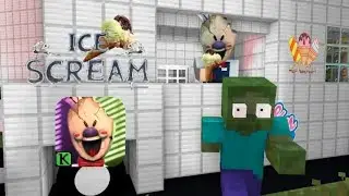 Monster School: Ice Cream Horror Challenge - Minecraft Animation (ROBE CUBE DELETED VİDEO)