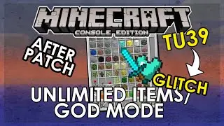 Minecraft PS4/ XBOX - New - Unlimited Items/ God Mode Glitch (TU39)