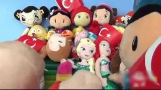 Pepee, Şila ve Bebee birlikte Elsa, Ariel, Örümcek Adam, Rainbow Dash, Ayas ile 23 Nisan kutluyor