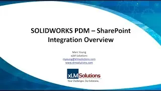 SOLIDWORKS PDM & Microsoft SharePoint Integration Webinar