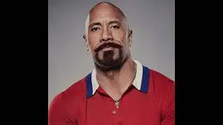 Dwayne The Rock Johnson | Beard Art | #hollywood #wwe #shorts