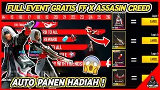 BOCORAN EVENT GRATIS FREEFIRE X ASSASINS CREED - BUNDLE GRATIS FF X ASSASIN CREED | UPDATE FF