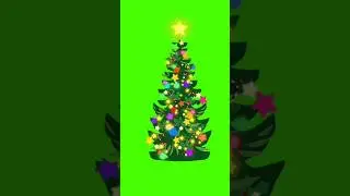 christmas tree green screen