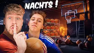 Eine NACHT alleine in einer TURNHALLE verbringen (Kindheitstraum) mit DNER & LetsHugo