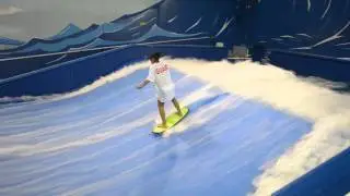 Indoor Surfing Wipeout Faceplant!  Hotel Cascada Indoor Waterpark
