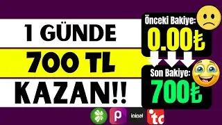1 GÜNDE 700 TL PARA KAZANMAK! 🔥 ÇALIŞMADAN PARA KAZANMA 🔥 İNTERNETTEN PARA KAZANMA 2024