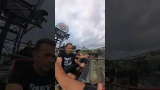 Roller Coaster on the Roof of Burger King! | #shorts