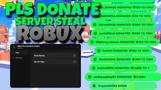 ROBLOX PLS DONATE SCRIPT 2026 - AUTO STEAL ROBUX FROM ALL PLAYERS (NERO SCRIPTS)