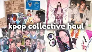 распаковываем кпоп мерч Stray Kids, Xdinary Heroes, Ateez, Aespa, Le Sserafim 🎠 kpop collective haul