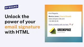 Unlock the power of your email signature with HTML - Recorded webinar
