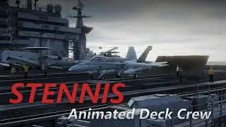 DCS World - Stennis Animated Deck Crew