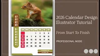2026 Calendar Design Tutorial In Adobe Illustrator 2026  From Start To Finish