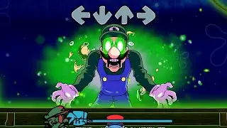 Friday Night Funkin Vs Angry Super Mario GF turning into Luigi (FNF MOD) Weegee Phase 2