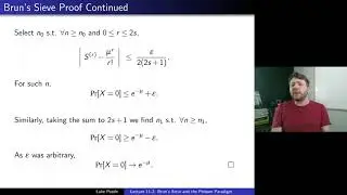 Probabilistic Methods 11-2: Brun's Sieve and the Poisson Paradigm