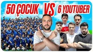 50 COCUK VS 6 YOUTUBER ! (EFSANE MAÇ)