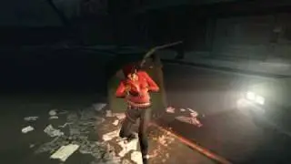 Zoey Helps Louis in Left 4 Dead