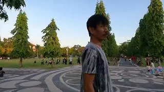 [4K] Bali, Lapangan Renon, Denpasar, Relaxing Walking tour - Бали, Лапанган Ренон,Денпасар, 4k #бали