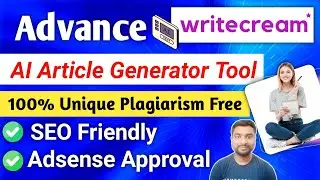🔥Free AI Unique Article Generator Tool 2024 | Free Article Generator Tool Online | Writecream