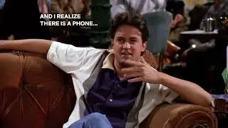One of the Best Chandler Bing Moment - Friends Season 1 Episode 1
