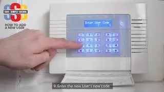 How to Add New User on your Intruder Alarm panel