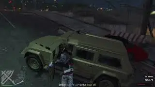 Delivering Agent Heines in a fuming Tropos Rallye