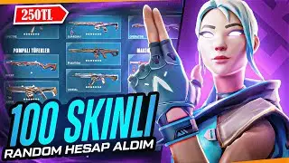 I BOUGHT A RANDOM ACCOUNT WITH 100 SKIN AND REVIEWED IT! VALORANT