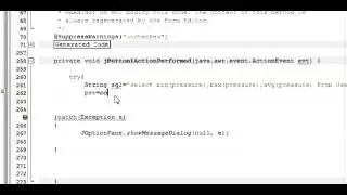 Java prog#36 How to find maximum,minimum,average values from a table in mysql sqlite in netbeans