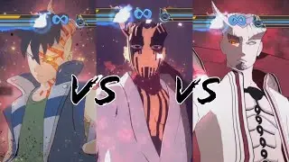 Naruto X Boruto STORM Connections - Kawaki (KP) VS Jigen VS Isshiki Otsutsuki All Moveset Comparison