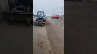 Мтз 82 с коммунальной щёткой #farming #automobile #shorts