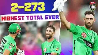 2-273! Maxwell Dominates As Stars Hit The Highest Big Bash Score | 
