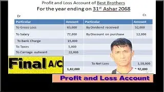 Final Account || Profit and Loss account in Nepali