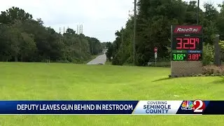 Florida deputy's gun sold for $40 after left in public bathroom