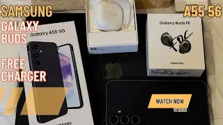 Samsung Galaxy A 55 5G with free Earbuds FE