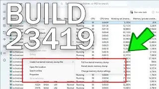 New Windows 11 Build 23419 - Task Manager Improvements and Fixes