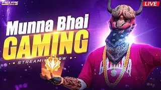 Grandmaster Rank Push Mama 😡 Free Fire Telugu Live - Munna Bhai is Live  - Telugu Gaming Live 