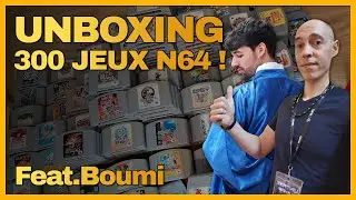 Unboxing 300 Jeux Nintendo 64 | Retrogaming made in Japan avec ZenMarket feat. Boumi
