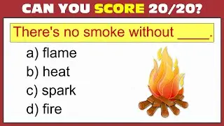 English Proverbs Test. 20 English proverbs Questions. English Vocabulary Quiz 