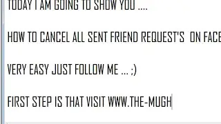 How To Cancel Sent Requests On Facebook New Trick 2017