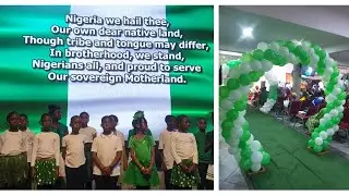 NIGERIA, WE HAILL THEE/ NIGERIA NEW ANTHEM  #nigerianindependenceday #nigeriawehailthee #kids #duet