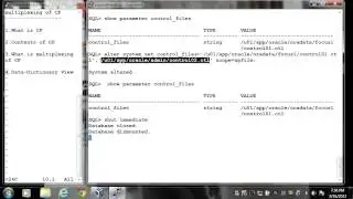 controlfile