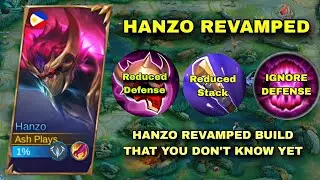 HANZO REVAMPED BUILD THAT YOU DON'T KNOW YET!! 🤫 ( Hanzo the new tank killer?)