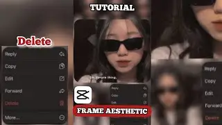 tutorial edit frame lirik estetik di capcut