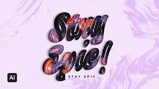 Abstract 3D Text Effect | Ai 2023