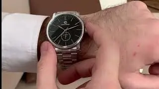 Часы Forsining 60 Silver-Black