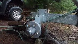 Adding a beach launch wheel to our boat trailer | Boat rescue wheel