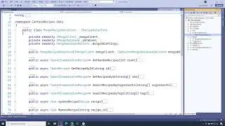 Web APIs Beginner series (11/18) Connecting to a data store