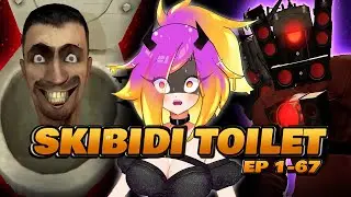 SKIBIDI TOILET ALL EPISODES REACTION (1-67) - Please help me...