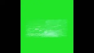 water green screen animation effects