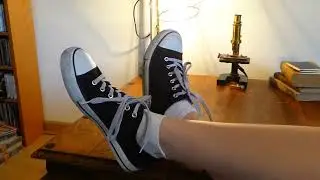 german feet in sneakers