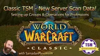 WoW Classic TSM - Server Scan Data! | Groups & Operations for Tailoring
